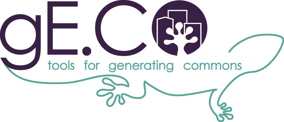 Logo of the gE.CO Living Lab project