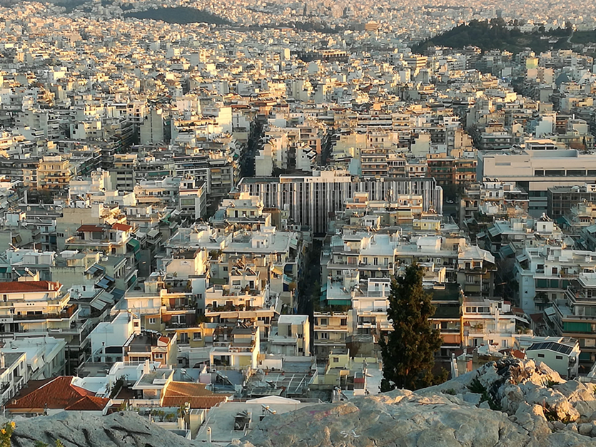 Figure 1: View of the city of Athens’ contemporary urban landscape