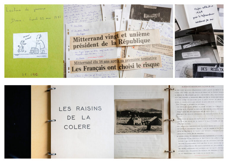 Travaux d’étudiants, fonds Suzanne Citron, BnF © photo Letizia Goretti